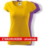 Koszulka damska Malfini PURE122 z nadrukiem