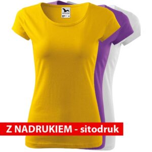 Koszulka damska Malfini PURE122 z nadrukiem