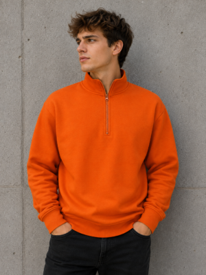 Bluzy Half Zip Sweatshirt JHK