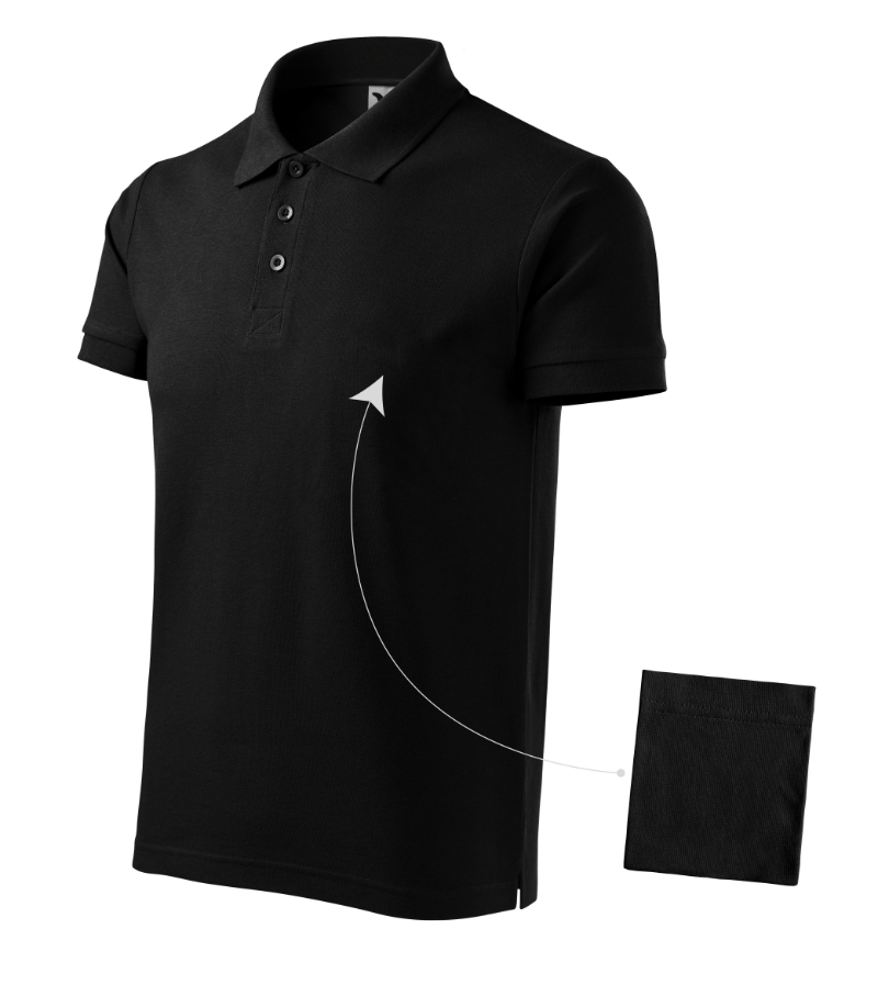 Koszulka polo męska Malfini Cotton (212) z nadrukiem - obrazek 4
