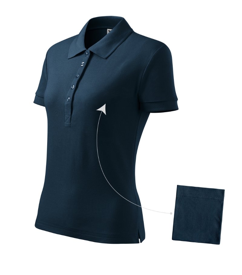 Koszulka polo damska Malfini Cotton (213) z nadrukiem - obrazek 4