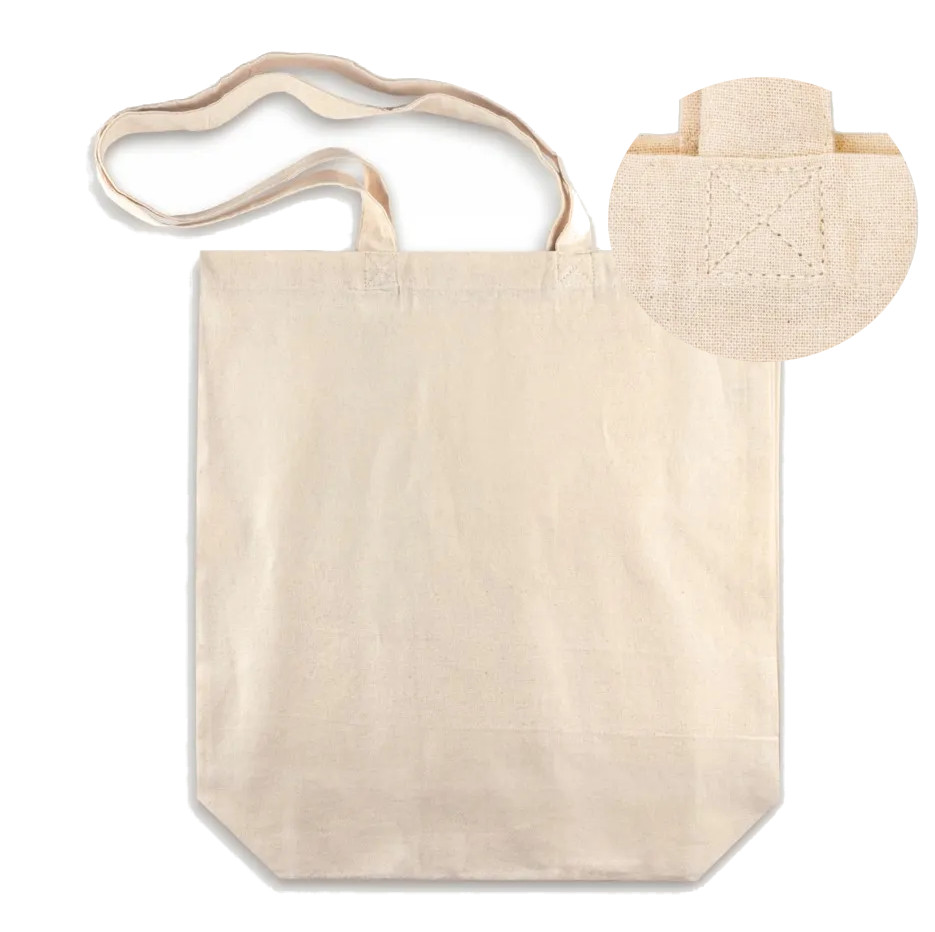 Torba bawełniana 220g Twill – naturalna (ecru) - obrazek 2